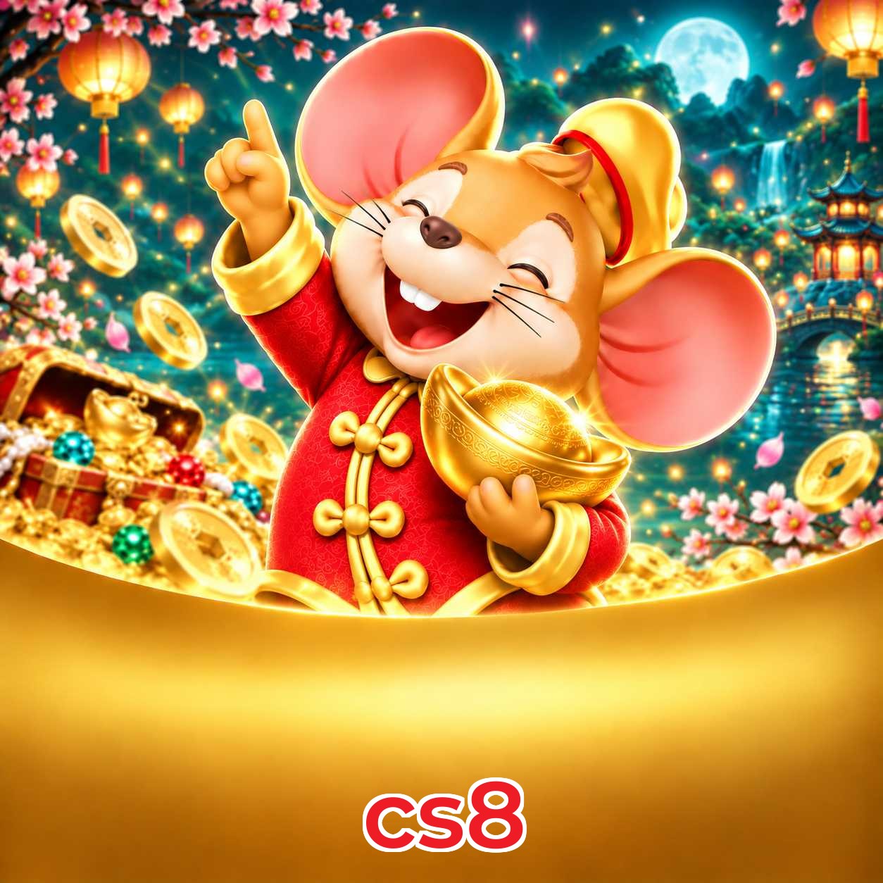 Catálogo de slots da cs8 com RTP médio de 96,52%